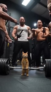 Don't let the size fool you! This is the most intense deadlift of the year.  Watch this tiny orange cat shock the entire gym by lifting a massive barbell. The crowd's reaction is everything! #PowerLifting #GymCat #DeadliftKing #StrongCat #Powerlifting #FitnessCat #ViralShort #GymMotivation #Bodybuilding #CatMeme | Cat Texts | Facebook