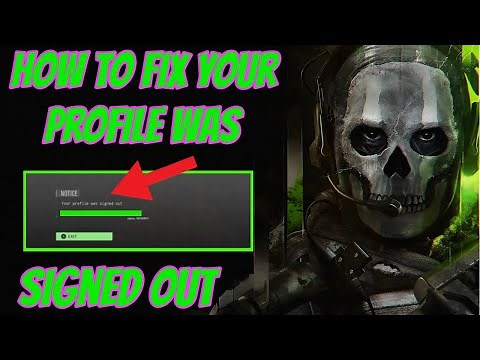 Fix Your Profile Was Signed Out On MW2 Warzone 2.0