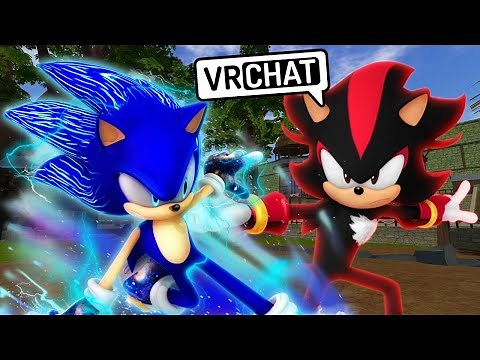 SONIC VS BOOM SHADOW IN VR CHAT