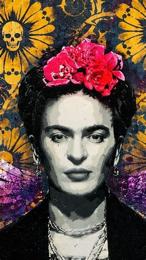 Frida Kahlo Realistic Multi Layer Stencil Spray Paint🎨