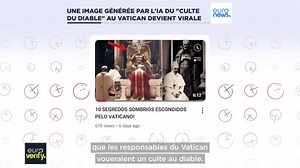 La fausse image d'un culte satanique pratiqué au Vatican devient virale