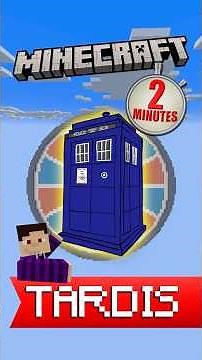 TARDIS - 2 MINUTE 🕑 BUILD CHALLENGE #challenge #minecraft