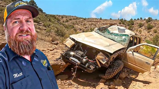 Driver Lucky To Be Alive... Rolled Down Rattlesnake Gulch! | Matt's Offroad Recovery