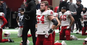 Coaches working to build confidence, unlock potential in Benhart, Husker O-line