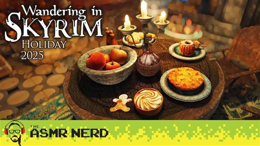 【耳机党ASMR助眠】theASMRnerd： 漫步圣诞节的天际省 | 上古卷轴5