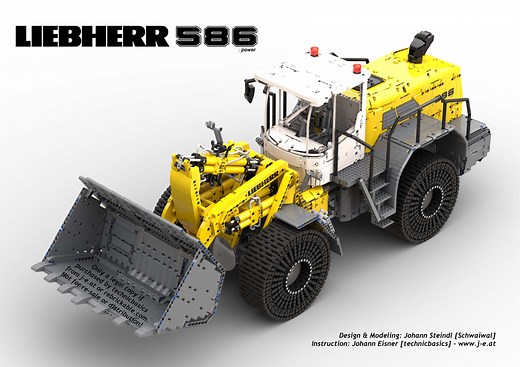 LEGO MOC-49777 Liebherr L586 - Pro Version (Technic 2020)