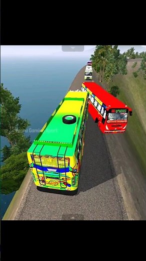 இந்த பஸ்ச கீழ தள்ளி விட்டு பாப்போம் bus simulator Indonesia gameplay tamil #bus #shorts