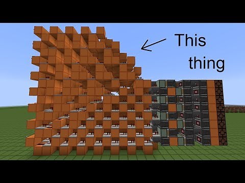 Minecraft - 1x2 Input to 1x1 Output Grid Compressor [Tutorial]