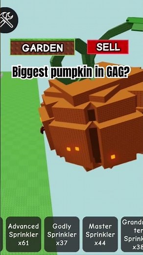 Is this the biggest pumpkin in GAG? #gag #growagarden #roblox #robloxedit #pumpkin