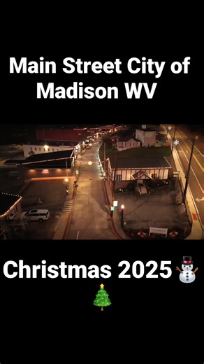 Soaking up the holiday spirit on Main Street in Madison! The beautiful Christmas lights display makes this small town feel like a storybook. Love this annual tradition in Boone County! What's your favorite part of the display? ​#MadisonWV #BooneCounty #WestVirginiaChristmas #WV #MainStreetLights #SmallTownChristmas #ChristmasLights #HolidayCheer #AlmostHeaven @highlight City of Madison WV | Preston Newsome