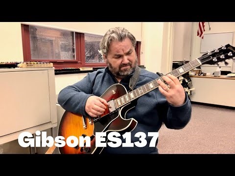 Gibson ES137 Electric Guitar Jazz Improv