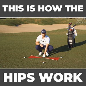 This may well change the way you think about the golf swing.... in a good way! #golf #golftips #golflesson #hipturn #golfdrills #golftuition | Chris Ryan Golf