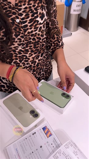 Device Loundery on Instagram: "iPhone 16 Sage Green Colour UNBOXING 😍🔥#reels #iphone #apple #unboxing #tech #mobile #trendingreels #smartphone #trending"