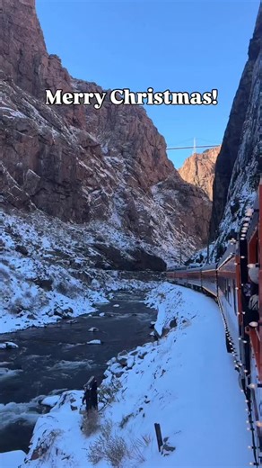 Merry Christmas and happy holidays from all of us at the Royal Gorge Route Railroad! 🚂🎄✨ Here’s to making new memories with friends and family this holiday season. Don’t have dinner plans yet? Ride and dine at 6:30pm with us tonight! ❄️🏔️ #royalgorgerouterailroad #travel #christmas #trainsofinstagram #trains | Royal Gorge Route Railroad