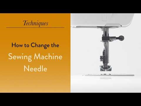 How to Change the Sewing Machine Needle | Sewing Bexpertise