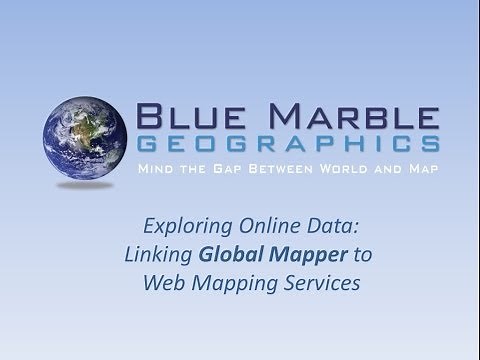 Global Mapper - Online Datasources