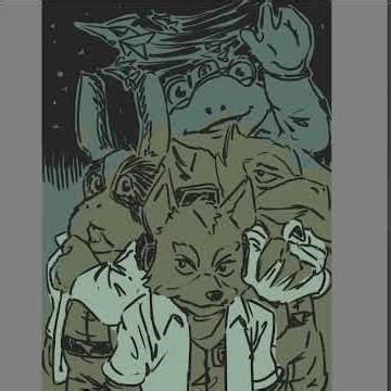 Star Fox Timelapse #starfox #starfox64 #art