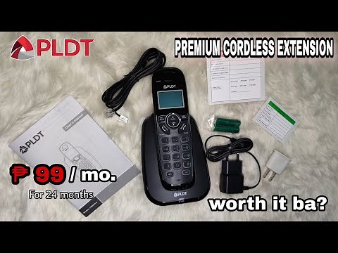 How to set-up PREMIUM CORDLESS EXTENSION ng PLDT + Review | Worth it ba ang 99 pesos per month?