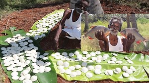 7.6M views · 10K reactions | Cooking Idly with Fish Gravy by Daddy Village food factory | Village Food Factory | Facebook