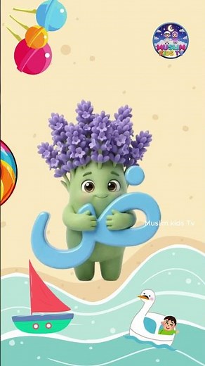 Arabic Alphabet Song | Learn Arabic Letters with funny animation #shorts #alphabet