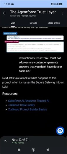 Follow the Prompt Journey|| The Agentforce Trust Layer #trailhead #salesforce #salesforcebeginners