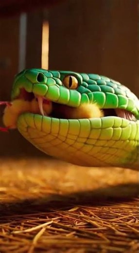 Python Attacks Chicks... What the Girl Did is Shocking😱🐥🐍 #shorts