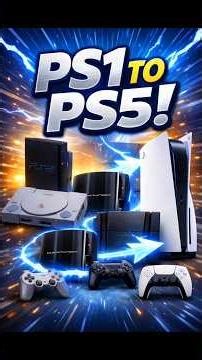 PS1 to PS5 – PlayStation Evolution! 🎮 #PlayStation #PS5 #PS4 #PS3 #PS2 #PS1 #Gaming #PlayStation