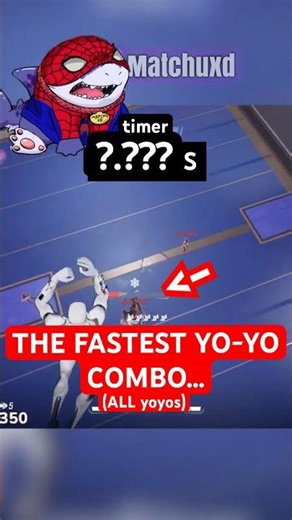 The *FASTEST* Yo-yo combo...😮 #marvelrivals#ragebait#spiderman#yoyo#combo#matchuxd#rank1#top500