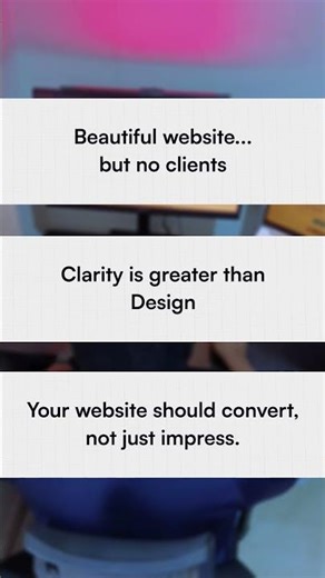 Beautiful website… but no clients? #entrepreneur #motivation #transformation
