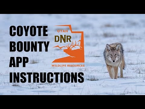 UDWR Coyote Reporter App Instructions
