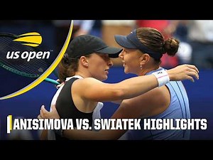 Quarterfinal: No. 8 Amanda Anisimova vs. No. 2 Iga Swiatek | Full Match Highlights | 2025 US Open