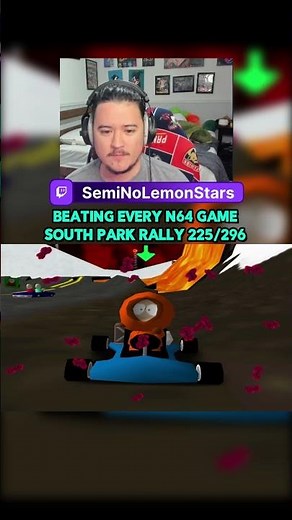 Beating every n64 game: South Park Rally [225/296] #n64 #southpark #retrogaming #twitch