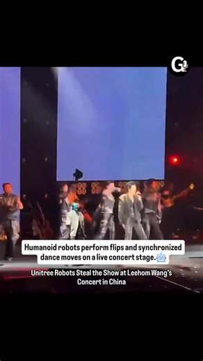 GENZDIGEST on Instagram: "At singer Leehom Wang’s concert in Chengdu, six Unitree G1 humanoid robots stunned the audience with perfectly synced choreography, including Webster flips and smooth human-like moves. The robots didn’t improvise or upstage the artist—they executed precision movements flawlessly, showing how advanced robotics is quietly entering live entertainment. Many are calling this a glimpse into the future of concerts and stage performances. #UnitreeRobots #Robotics #China #Leehom