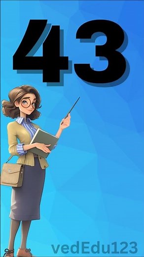 learn spelling of 43| Forty Three| | spelling of forty three| kids learning videos|