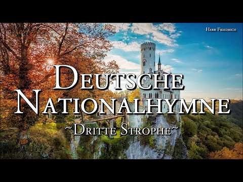 Deutsche Nationalhymne 🇩🇪 [Dritte Strophe + Liedtext][German Anthem + Lyrics]