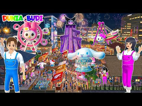 Yuta Mio Ubah Seluruh Kota Jadi Pasar Malam Ada Wahana SANRIO KUROMI MELODY CINNAMONROLL🥳🌈