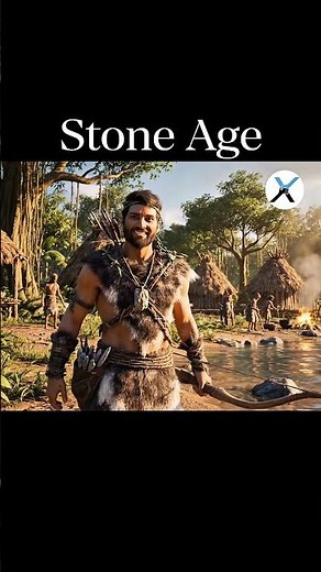 Stone Age Explained in 32 Seconds! (UPSC Trick + Fun Facts) #stoneage #shortvideo