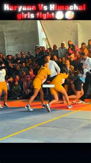 HARYANA VS HIMACHAL GIRS INTENSE FIGHT🤯🥵 #shorts #pkl #kabaddi #kabaddilive #viral