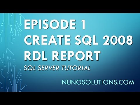SQL Reporting Services - Create/Publish a Report (RDL) to Report Server