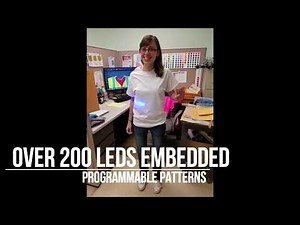 Programmable Caterpillar LED T-Shirt