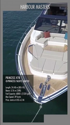 Princess V78 | Flagship V-Class Motor Yacht with Grand Entertaining Spaces