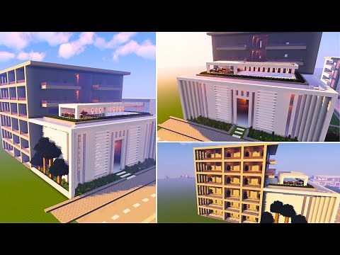 Minecraft Huge Hotel Tutorial | Minecraft Tutorial | Minecraft Hotel | PART 1 | MMT