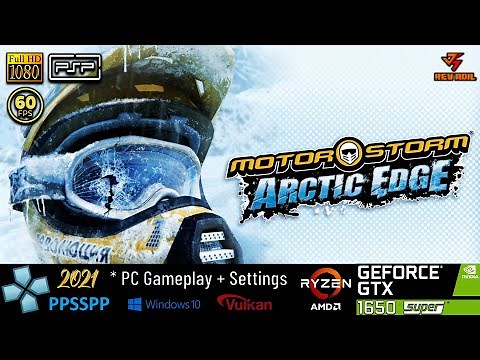 PPSSPP MotorStorm Arctic Edge PC Gameplay | Full Playable | PSP Emulator | 1080p60FPS | 2021 Updated