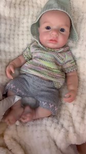 Gileutay 12 inch Realistic Full Silicone Baby Doll Girl Life Like Reborn Silicone Baby Doll with Open Mouth