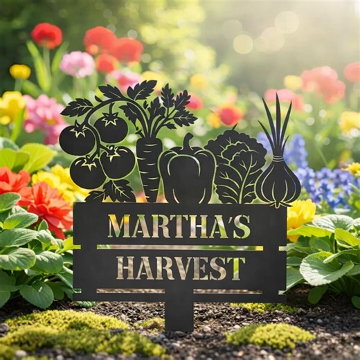 Custom Vegetable Garden Sign: Allotment Sign, Mom Gardening Gift, Veggie Patch Sign - Etsy