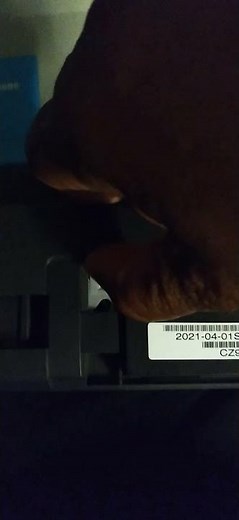 How to easily find the serial number on hp Officejjet Mobile 200 Printer