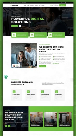 How to Create IT Solution & Business Responsive HTML Template | Responsive Website Template