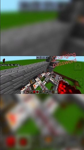 Unbreakable Secret Base? Changeable Passcode Lock (Bedrock)