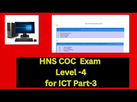 CT COC HNS level 4 most common questions and answers ሁልጊዜ የማይቀሩ የደራጃ 4 የምዘና ጥያቄዎች Part-3
