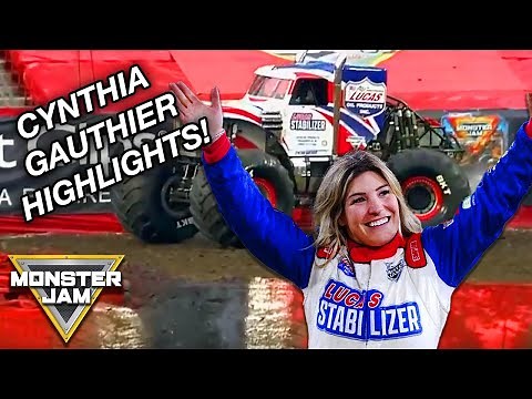 Cynthia Gauthier Monster Jam Highlights | Monster Jam